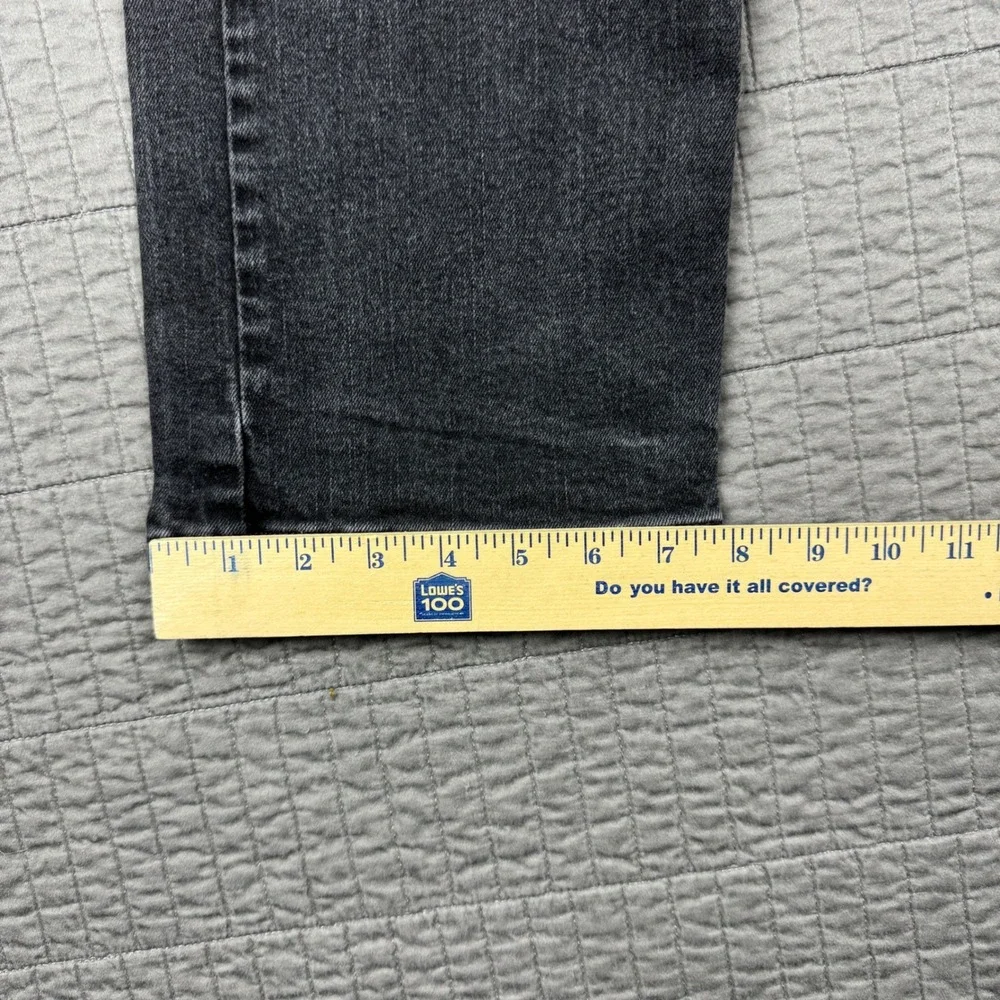 Wrangler Regular Fit Faded Black Jeans Mens 34x32 (33x31) Straight Leg Denim
